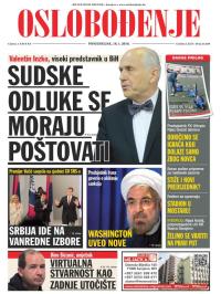 Oslobođenje - broj 24.839, 18. jan 2016.