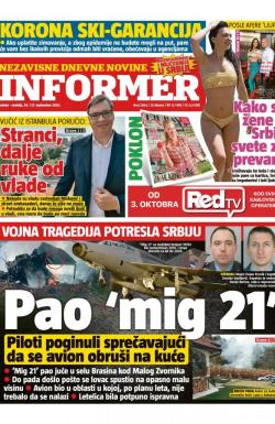 Informer - broj 2564, 26. sep 2020.