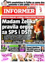 Informer - broj 1014, 1. sep 2015.