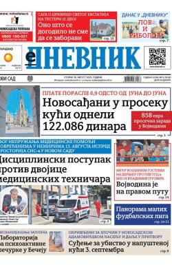 Dnevnik - broj 28180, 26. avg 2025.