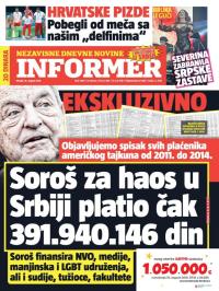 Informer - broj 1308, 16. avg 2016.