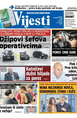 Vijesti - broj 6543, 13. jun 2016.