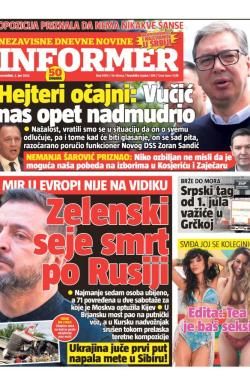 Informer - broj 3993, 2. jun 2025.