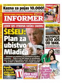 Informer - broj 1626, 29. avg 2017.