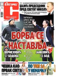 Sport - broj 19752, 8. dec 2012.