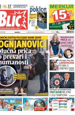 Blic - broj 6421, 26. dec 2014.