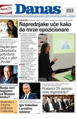 Danas - broj 8088, 21. nov 2019.