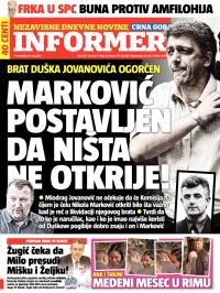 Informer CG - broj 923, 18. maj 2015.