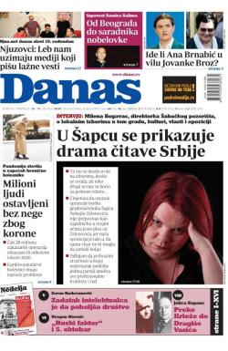 Danas - broj 8412-8413, 10. okt 2020.