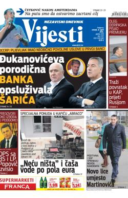 Vijesti - broj 5757, 8. apr 2014.