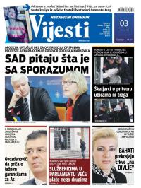 Vijesti - broj 6483, 12. apr 2016.