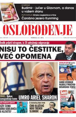 Oslobođenje - broj 24.103, 12. jan 2014.