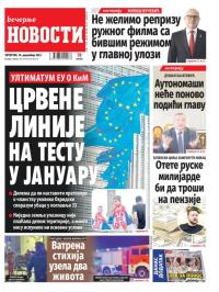 Večernje novosti - broj 4877, 14. dec 2023.