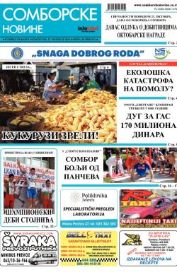 Somborske novine - broj 3147, 17. okt 2014.