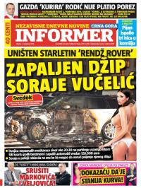 Informer CG - broj 1068, 3. nov 2015.