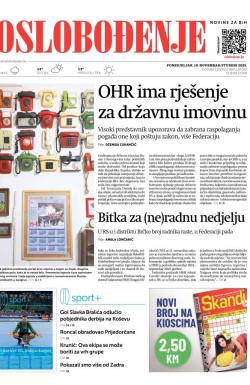 Oslobođenje - broj 28062, 10. nov 2025.