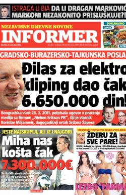 Informer - broj 474, 21. nov 2013.