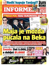Informer - broj 999, 14. avg 2015.