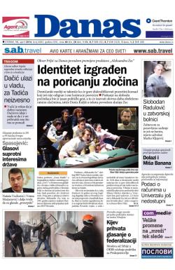 Danas - broj 6042, 15. apr 2014.