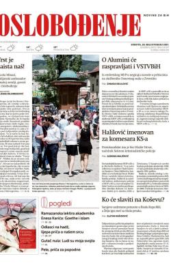 Oslobođenje - broj 25317, 20. maj 2017.