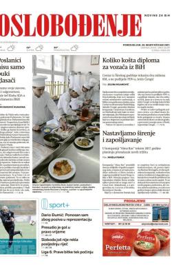 Oslobođenje - broj 25257, 20. mar 2017.