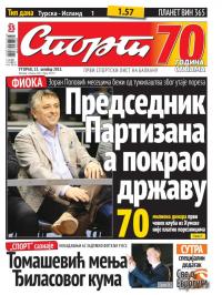Sport - broj 20767, 13. okt 2015.