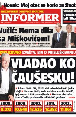 Informer - broj 162, 14. nov 2012.