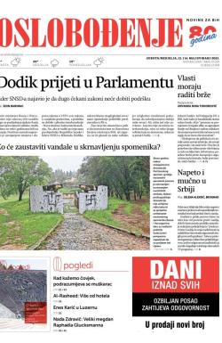 Oslobođenje - broj 27297, 13. maj 2023.