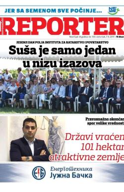 Novosadski reporter - broj 134, 7. sep 2017.