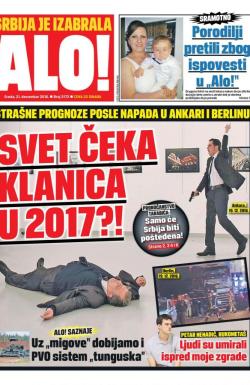 Alo - broj 3172, 21. dec 2016.