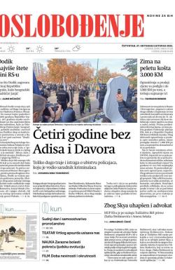 Oslobođenje - broj 27132, 27. okt 2022.