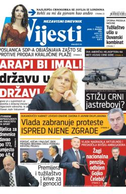 Vijesti - broj 5997, 5. dec 2014.
