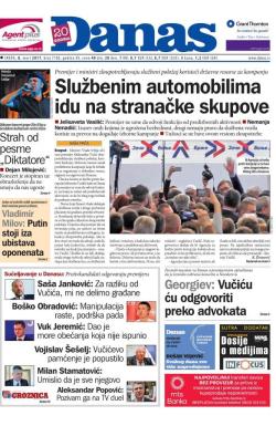 Danas - broj 7100, 8. mar 2017.