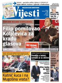 Vijesti - broj 6450, 10. mar 2016.