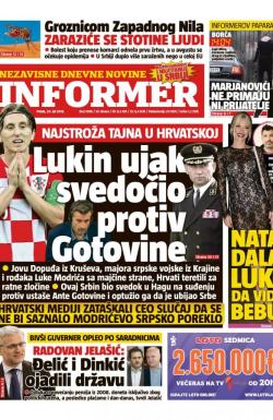Informer - broj 1898, 20. jul 2018.
