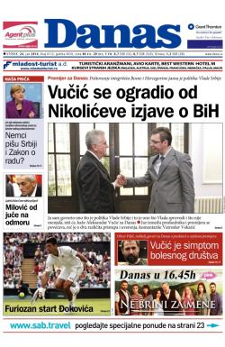 Danas - broj 6112, 24. jun 2014.
