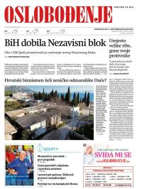Oslobođenje - broj 25429, 11. sep 2017.