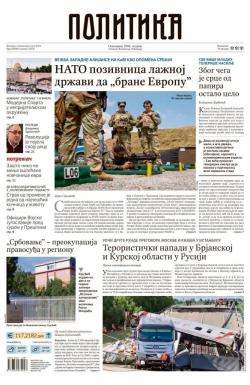 Politika - broj 40046, 2. jun 2025.