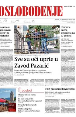 Oslobođenje - broj 26148, 14. sep 2019.