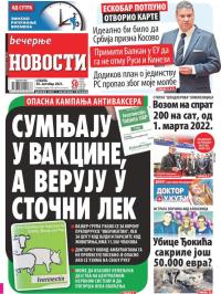 Večernje novosti - broj 4120, 30. okt 2021.