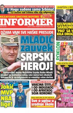 Informer - broj 2777, 9. jun 2021.