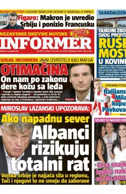 Informer - broj 1999, 15. nov 2018.