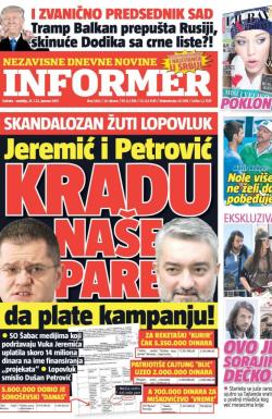 Informer - broj 1442, 21. jan 2017.
