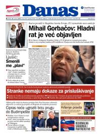 Danas - broj 6332, 30. jan 2015.