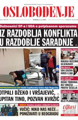 Oslobođenje - broj 24.406, 11. nov 2014.