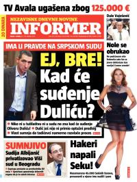 Informer - broj 147, 27. okt 2012.