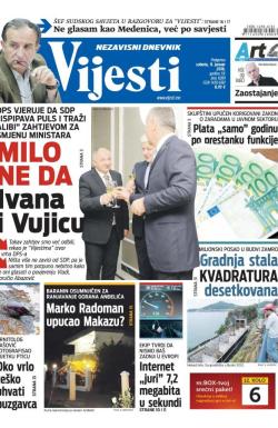 Vijesti - broj 6389, 9. jan 2016.