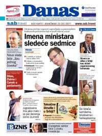 Danas - broj 6034, 7. apr 2014.