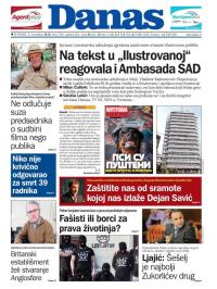Danas - broj 7703, 1. nov 2018.