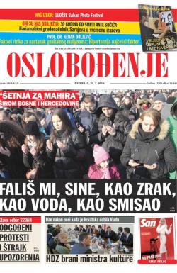 Oslobođenje - broj 24.845, 24. jan 2016.